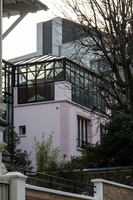 Rue du Parc de Montsouris - la villa en rose