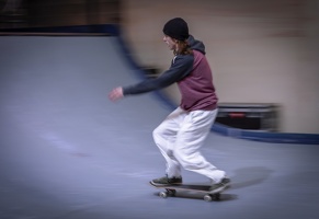 Session skate indoor à Angoulème.