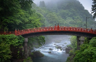 Le Shinkyo, célèbre pont de Nikko.