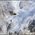 Alouette II dans le massif du Mont Blanc