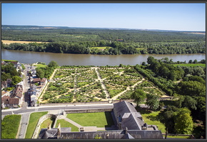 Le jardin du château de La Roche Guyon