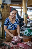 Sourire au marché de Nha Trang